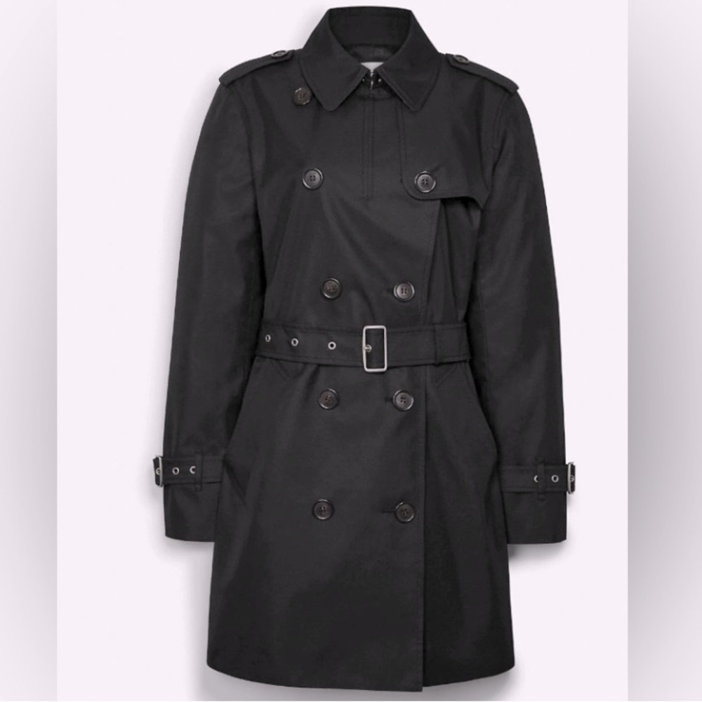 Coach vintage men trench coat- black